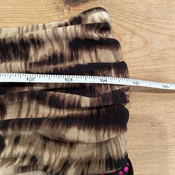 Ruby Rox Y2k Women’s Halter Maxi Dress leopard Pink Coconut Girl Boho Beach L - Picture 2 of 5